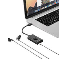 Orico SC2 USB-A External Sound Card – Black - MIZO.at
