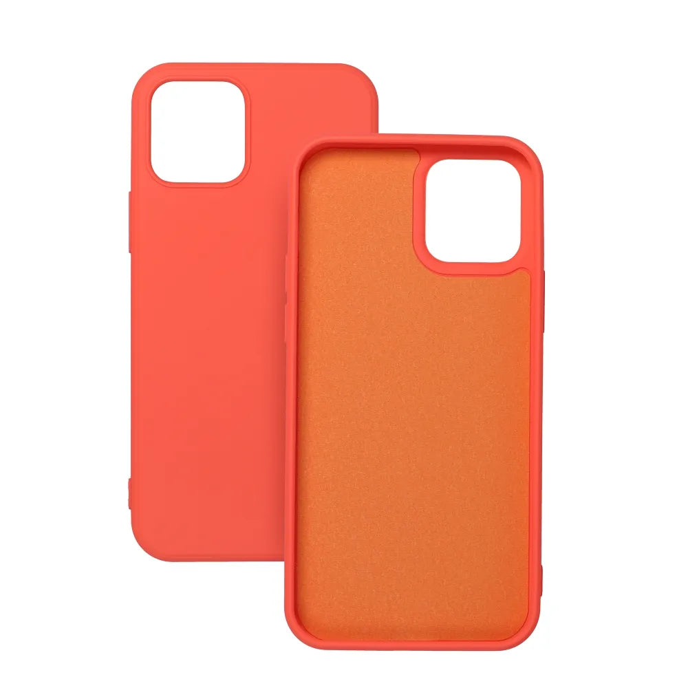 Silikon Case iPhone 14 Pfirsich Peach Soft