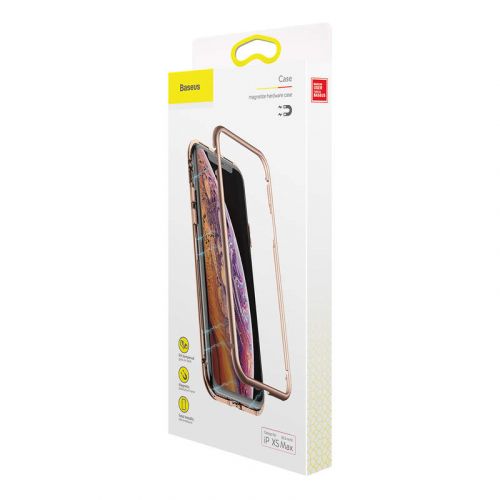 Baseus iPhone XS Max Case | Magnetite Hardware, Gold - MIZO.at