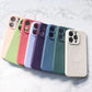 iPhone 15 Pro Max MagSafe Silikon Case Blau - MIZO.at