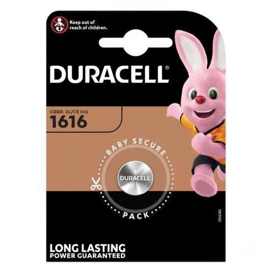 Duracell CR1616 Lithium Knopfzelle 3 V Einzelblister