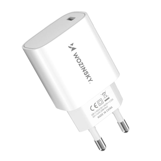 Wozinsky WGWCCW 20W USB-C Wall Charger | Fast Charging, Compact Design - MIZO.at