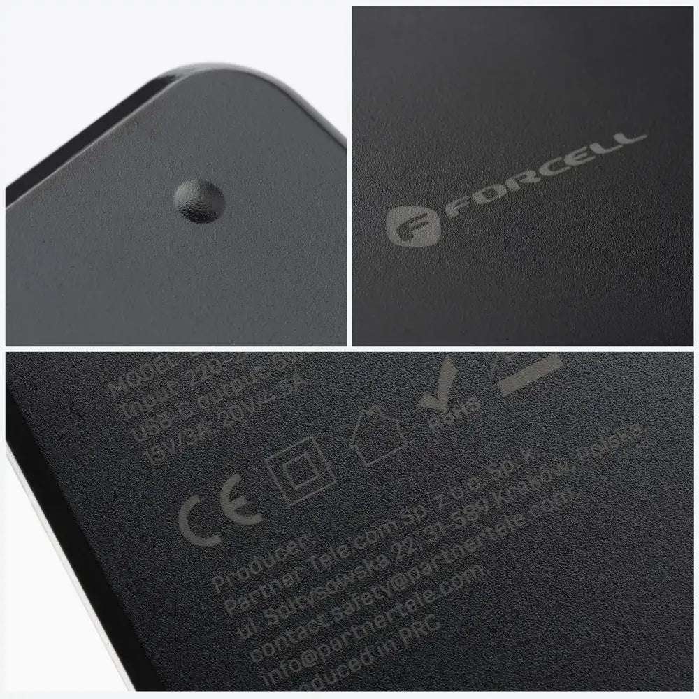 FORCELL E856 Universal Laptop Charger 65W – Black