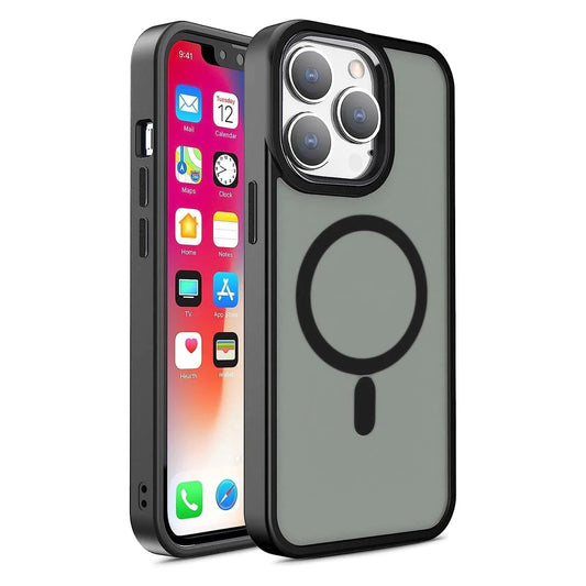 iPhone 14 Pro Max Armored Matte Case Schwarz - MIZO.at