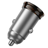 Hoco Auto-Ladegerät USB-C QC PD 30W Grau Metall - MIZO.at