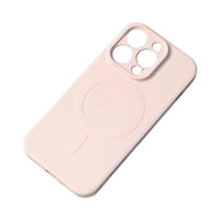 iPhone 15 Pro Max MagSafe Silicone Case | Pink, Wireless Charging - MIZO.at