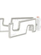 Baseus Portable Fold-Out Phone Stand | White | Adjustable & Compact - MIZO.at