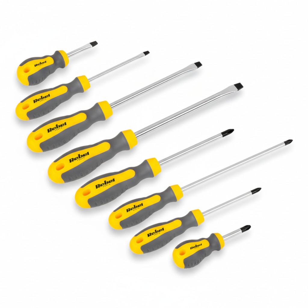 Schraubendreher Set 8-teilig SL PH Chrom Vanadium - MIZO.at