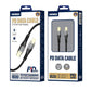 Jellico B20 USB-C zu Lightning PD Ladekabel 30W 1m Schwarz - MIZO.at