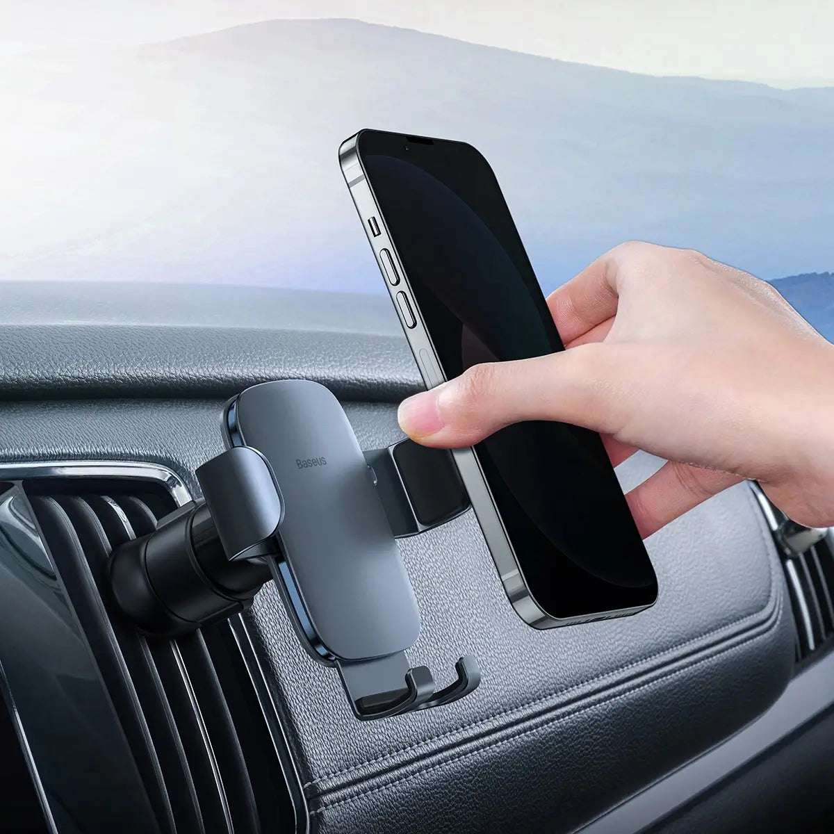 Baseus Metal Age II Car Holder | Gravity Mount – Dark Gray