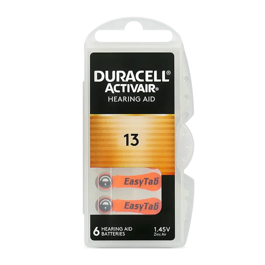 Duracell ActivAir 13 Batteries 6er Pack Made in Germany - MIZO.at