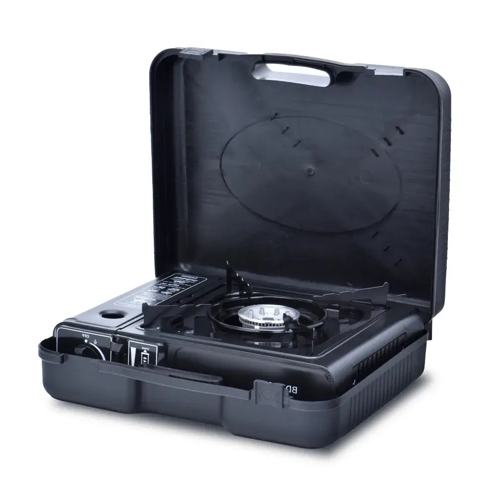 Portable Gas Stove BDZ.180-A | Compact & Efficient | Black - MIZO.at