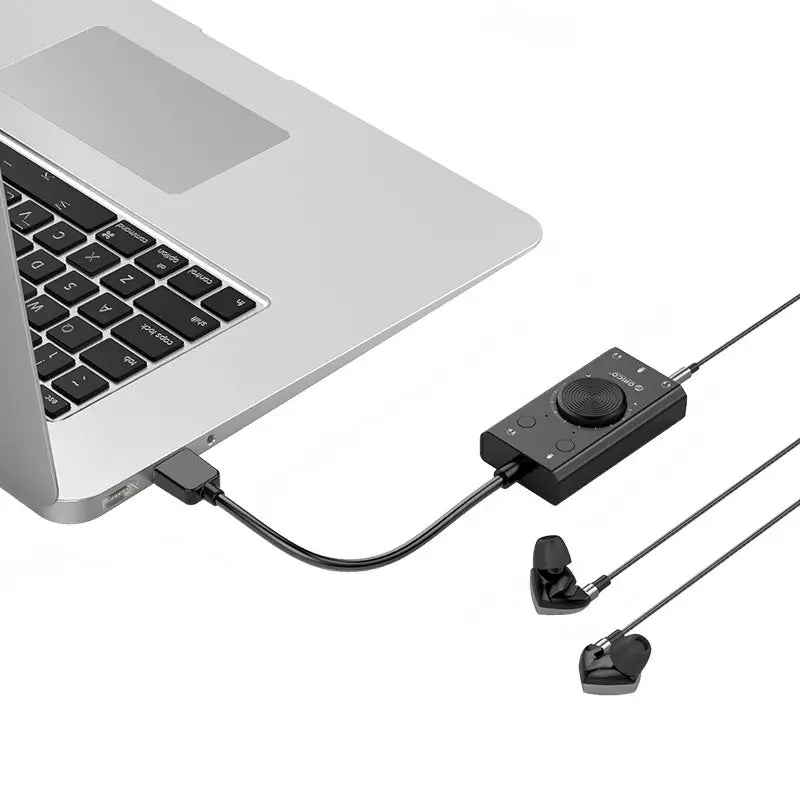 Orico SC2 USB-A External Sound Card – Black - MIZO.at
