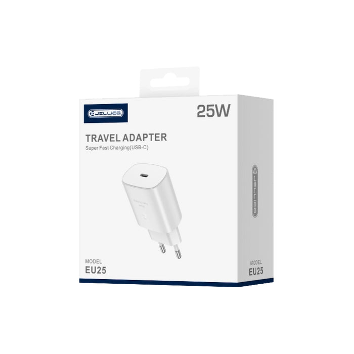 JELLICO EU25 Wall Charger 25W PD | USB-C White - MIZO.at