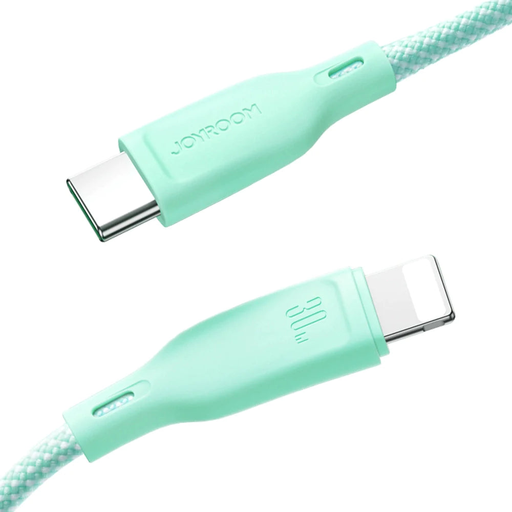 Joyroom 60W USB-C Cable | 1m, Green, Fast Charging & Data Sync - MIZO.at