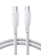 Joyroom 60W USB-C Cable | 1m, White, Fast Charging & Data Sync - MIZO.at