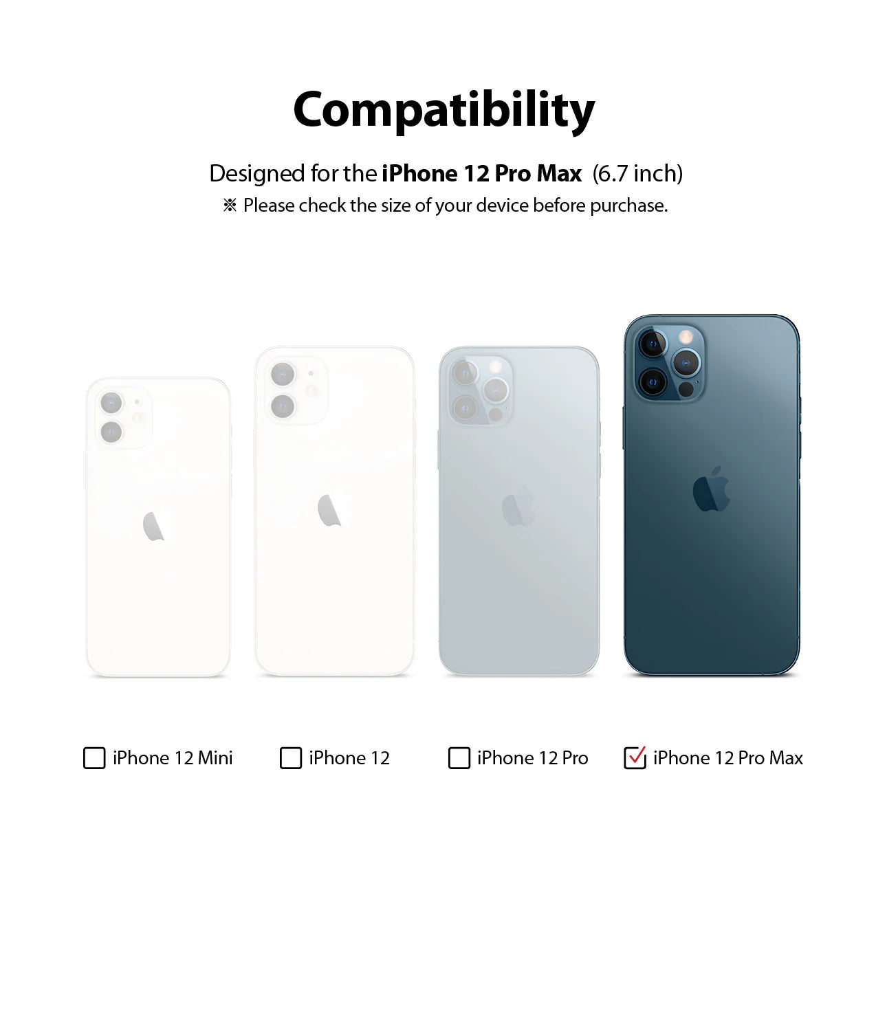 iPhone 12 Pro Max Back Protector | Invisible Defender, Matte Clean - MIZO.at