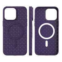 iPhone 15 Pro Max Braided MagSafe Case | Navy Blue, Durable & Stylish - MIZO.at