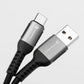 FORCELL C256 Ladekabel USB-A auf Type-C 66W QC4.0 – 0.5m, Schwarz - MIZO.at