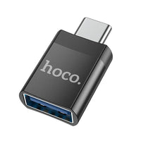 Hoco UA17 OTG Adapter USB-C auf USB-A Schwarz - MIZO.at