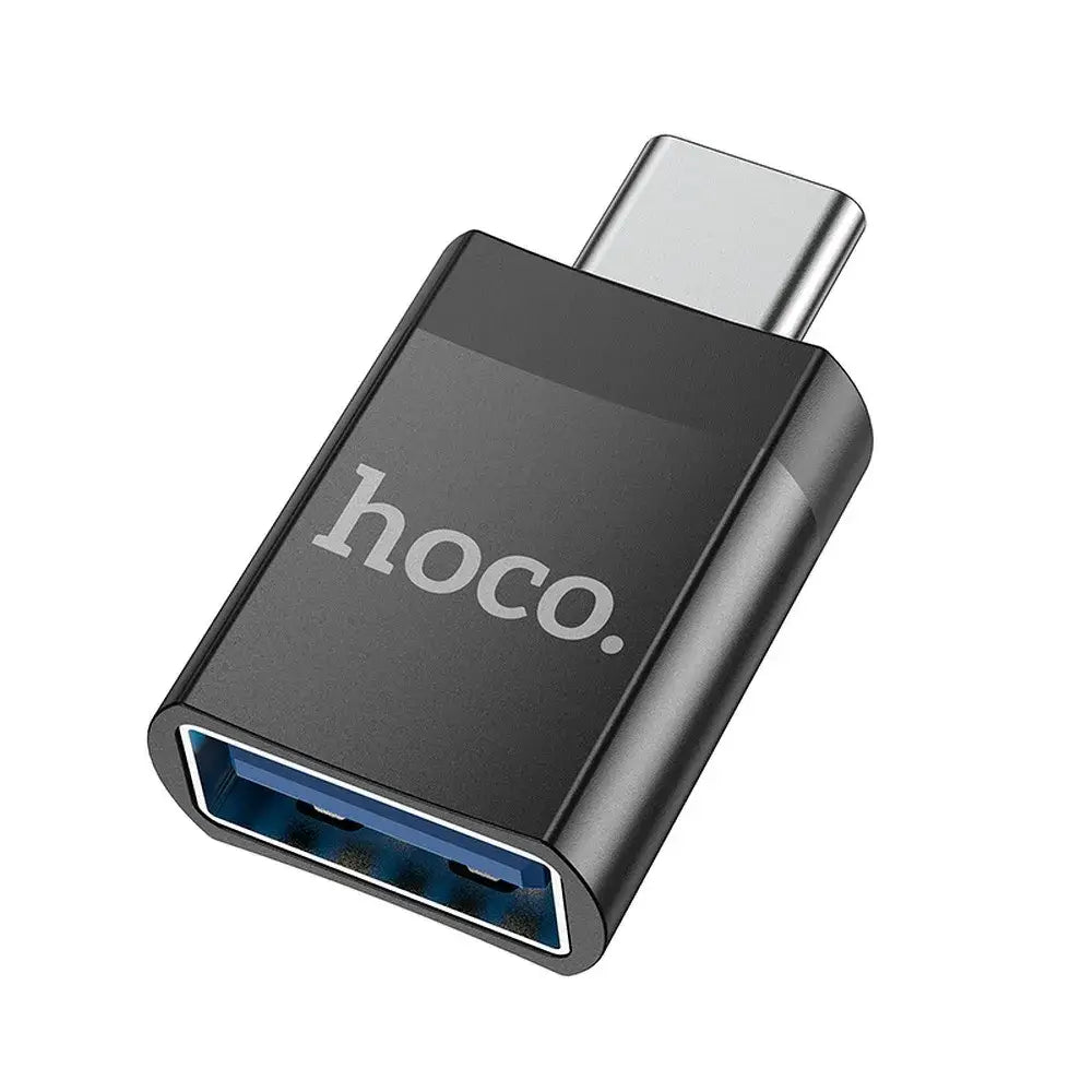 Hoco UA17 OTG Adapter USB-C auf USB-A Schwarz - MIZO.at