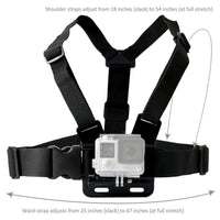Chest Mount with Rotating Tripod & Phone Stand | Hands-Free Recording - MIZO.at