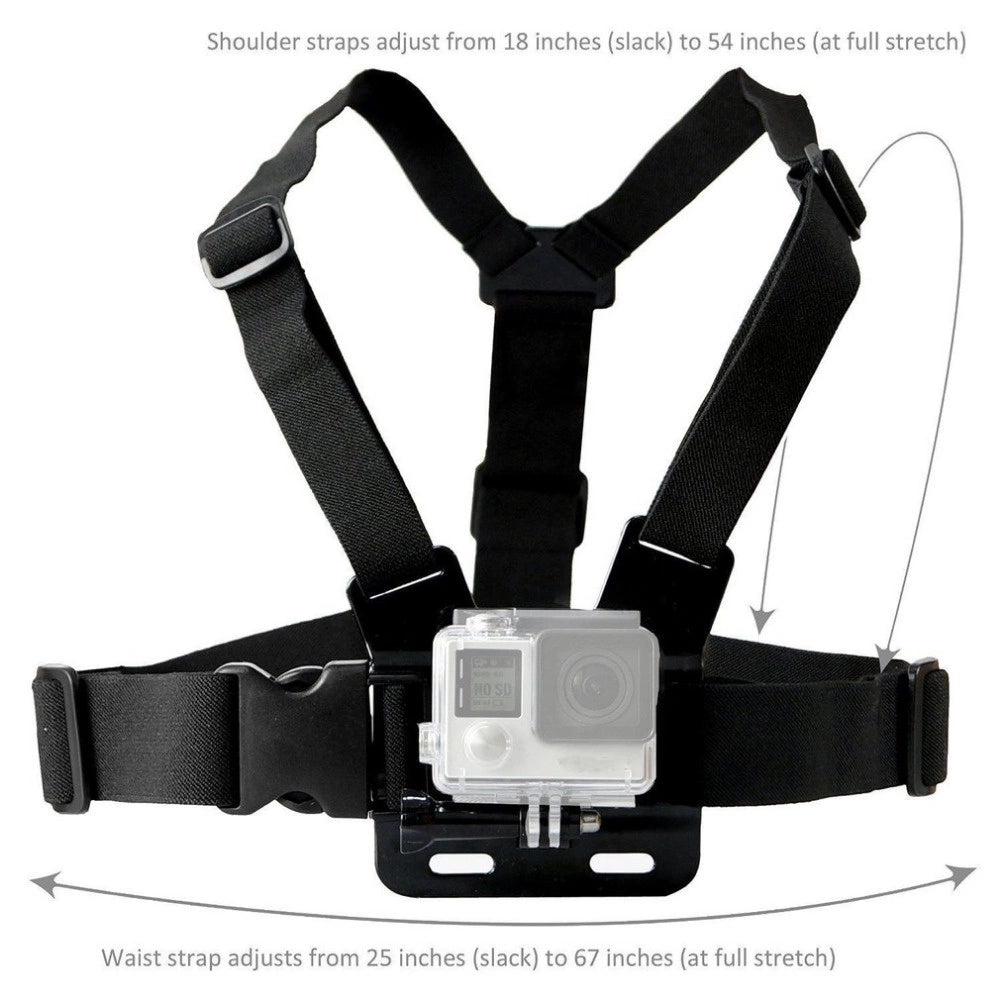 Chest Mount with Rotating Tripod & Phone Stand | Hands-Free Recording - MIZO.at