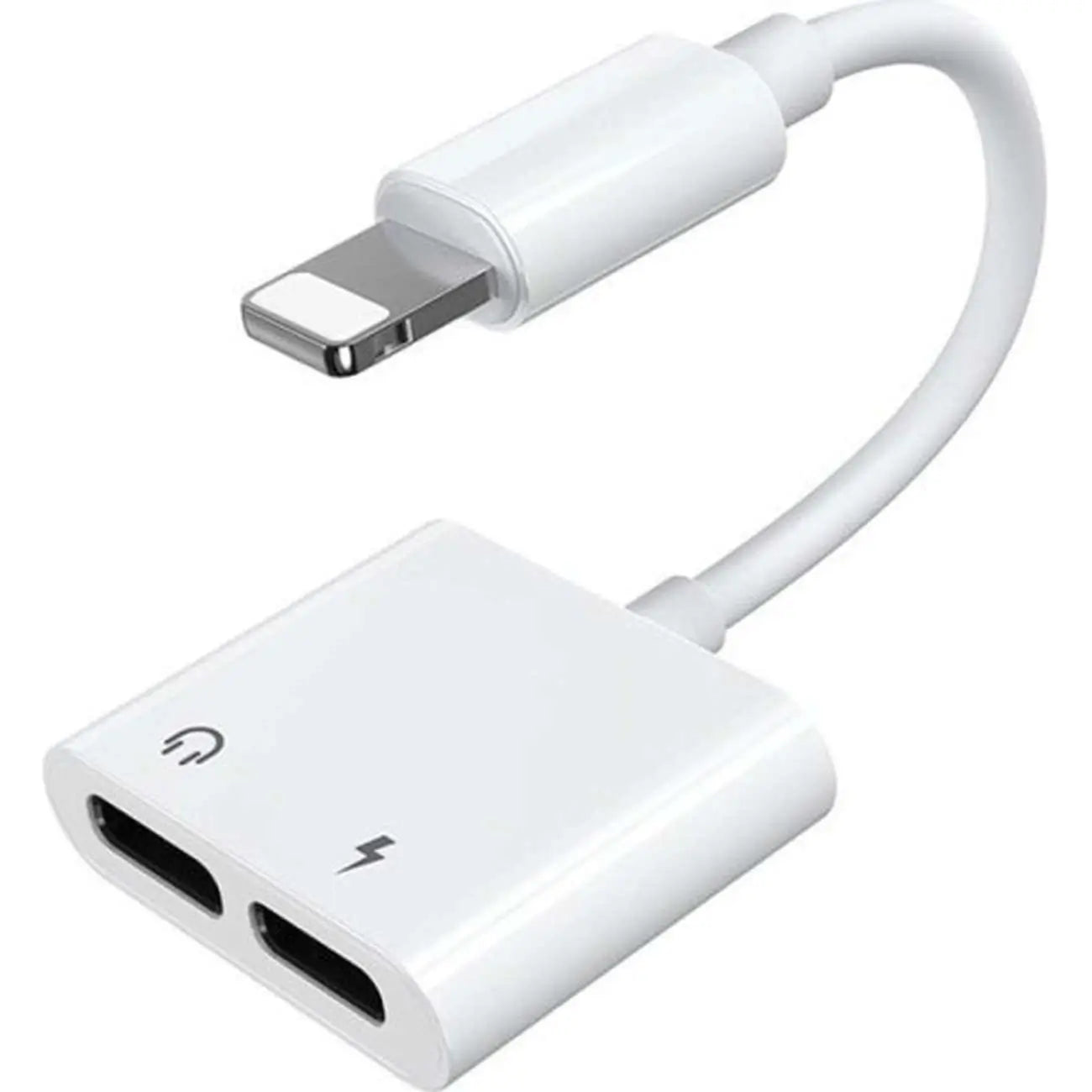 Joyroom S-Y104 Lightning Adapter | Dual Port for Audio & Charging - MIZO.at