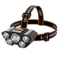 5 LED Stirnlampe IPX4 – Wasserdicht, Schwarz & Robust - MIZO.at