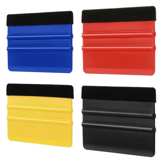 Yellow Film Scraper for Screen & Wrap Application - MIZO.at