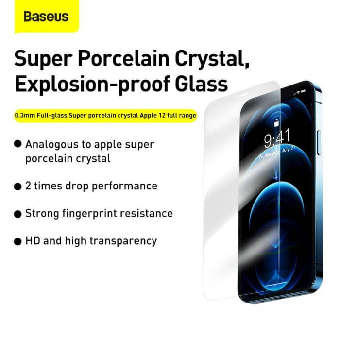 iPhone 12 Pro Max Full Glass Protector | 0.3mm | 2-Pack - MIZO.at