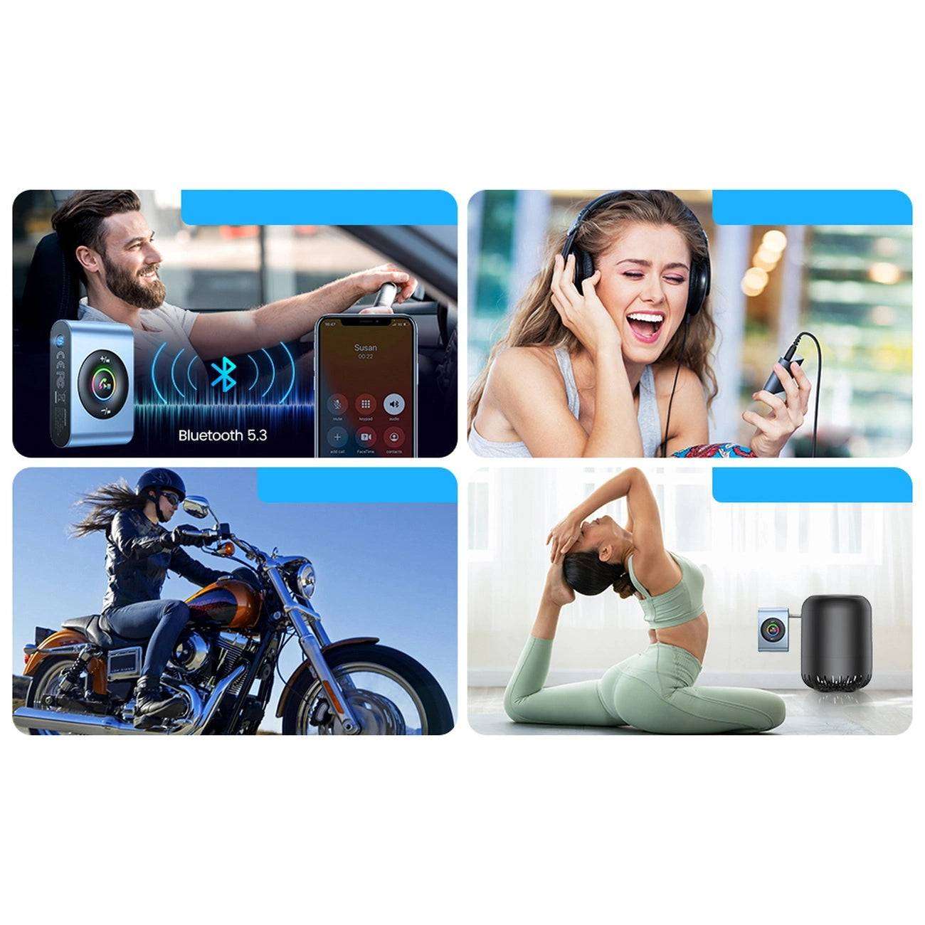 Joyroom Bluetooth 5.3 Car Receiver | Hands-Free & AUX Adapter - MIZO.at