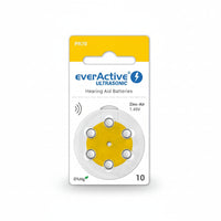 everActive ULTRASONIC 10 Batteries 6er Pack Hearing Aid - MIZO.at