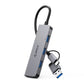 Orico YSA5-U3 USB-Hub 4-Port | USB-A/C, 5 Gbit/s, Grau - MIZO.at