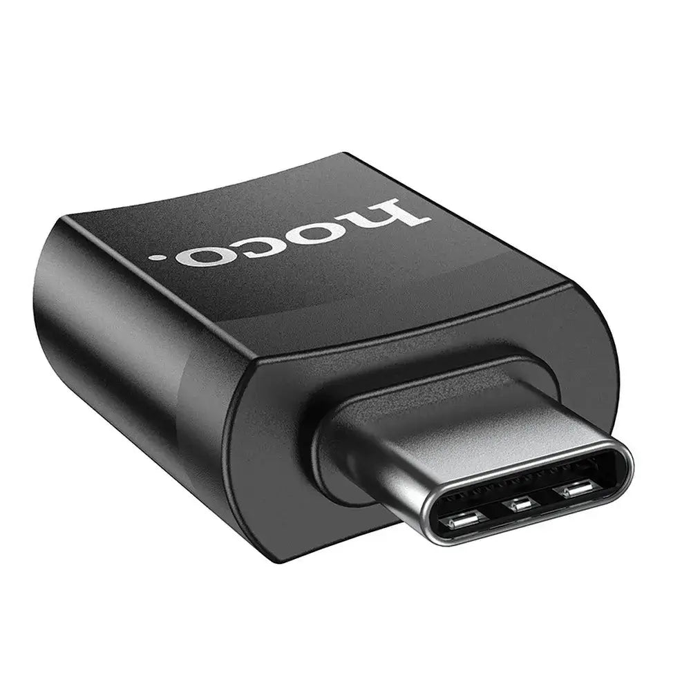 Hoco UA17 OTG Adapter USB-C auf USB-A Schwarz - MIZO.at