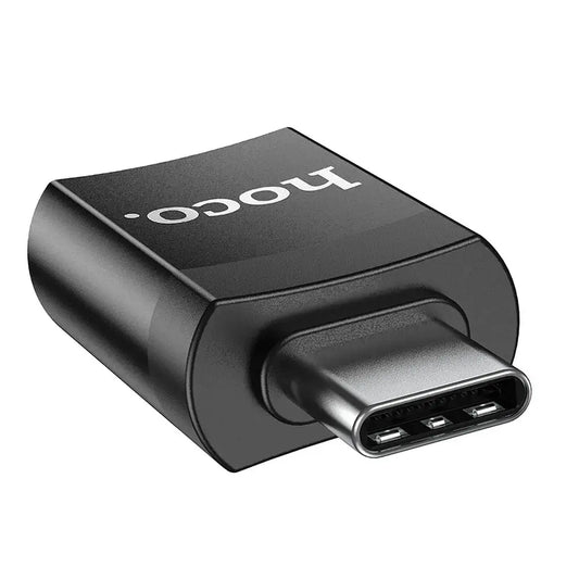 Hoco UA17 OTG Adapter USB-C auf USB-A Schwarz - MIZO.at