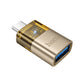 HOCO UA36B OTG Adapter Type-C auf USB-A – Gold, Aluminium - MIZO.at