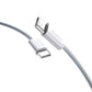 Dudao USB-C auf USB-C Kabel 2m Hellblau - MIZO.at