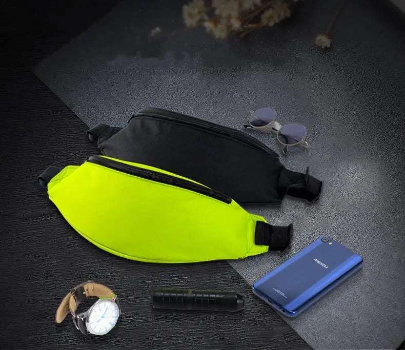 Ultimate Running Belt Bag | Secure Fit for Keys & Wallet – Black
