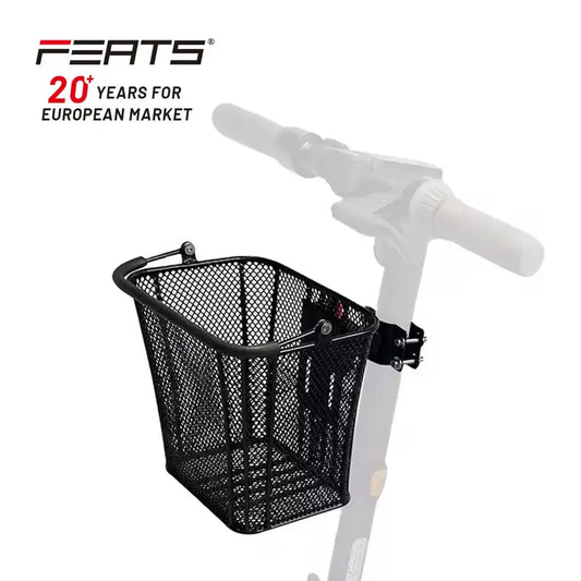 Bike/Scooter Metal Basket for Handlebar FSBKT-226 | Black - MIZO.at
