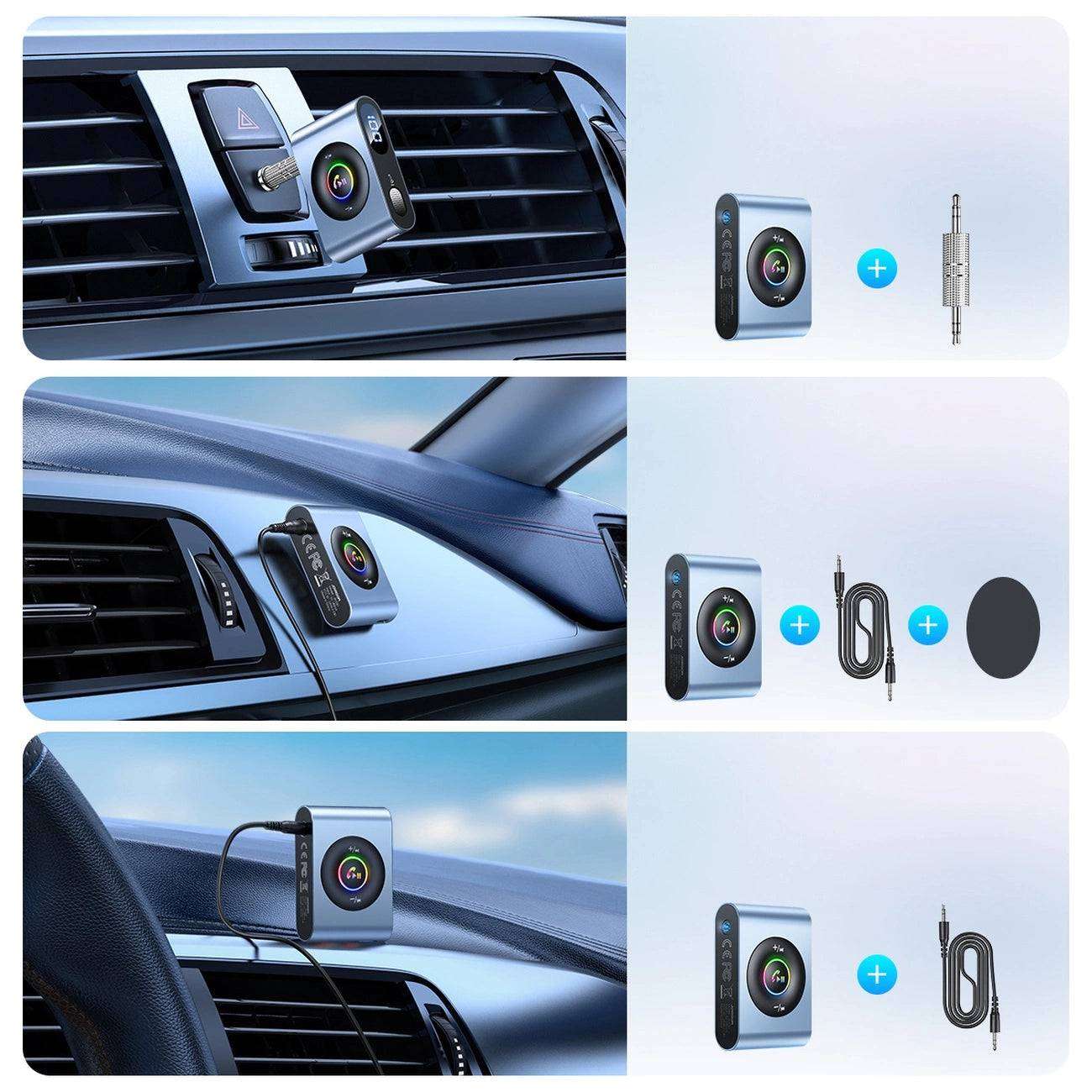 Joyroom Bluetooth 5.3 Car Receiver | Hands-Free & AUX Adapter - MIZO.at