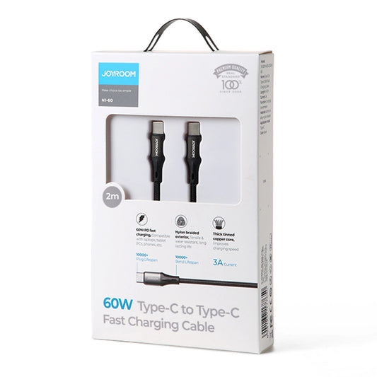 Joyroom USB-C to USB-C Cable | 60W Fast Charging & Data Transfer - MIZO.at