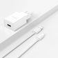 Dudao A4EU 2.1A USB-A Ladegerät Weiß + USB-A auf USB-C Kabel - MIZO.at