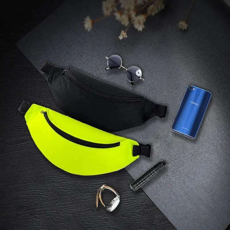 Ultimate Running Belt Bag | Secure Fit for Keys & Wallet – Black