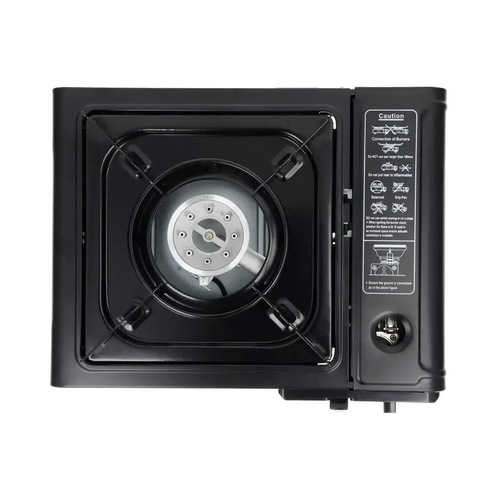 Portable Gas Stove BDZ.180-A | Compact & Efficient | Black - MIZO.at