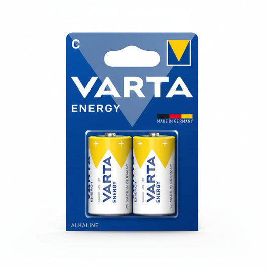 2er Pack Varta ENERGY Value Pack LR14/C Alkaline Batterie