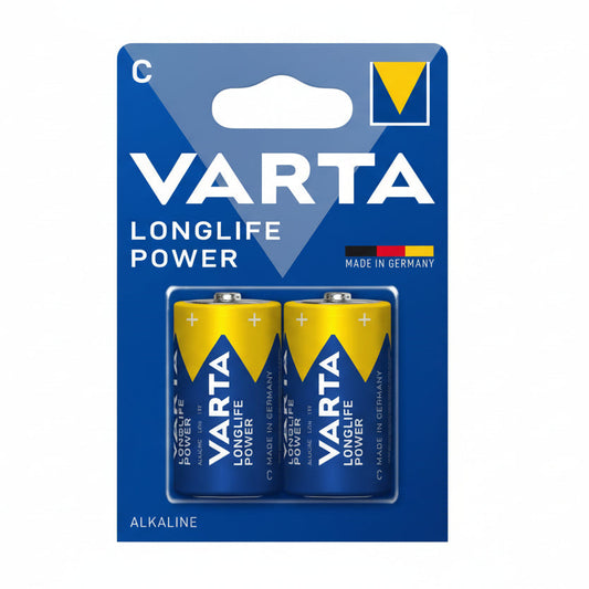 2er Pack Varta Longlife Power LR14/C Alkaline Batterie