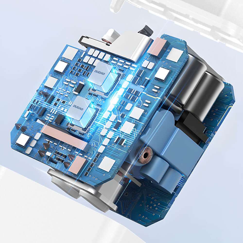 Dudao A4EU 2.1A USB-A Ladegerät Weiß + USB-A auf USB-C Kabel - MIZO.at