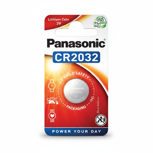 CR2032 Batterie 3V Lithium Knopfzelle 1 Stück Panasonic