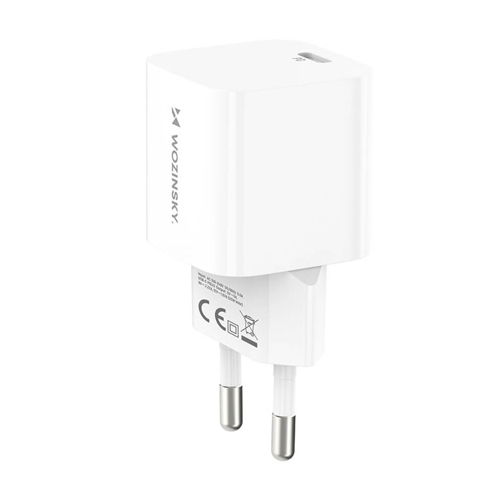 Wozinsky CMWCS 20W USB-C PD Schnellladegerät Weiß - MIZO.at